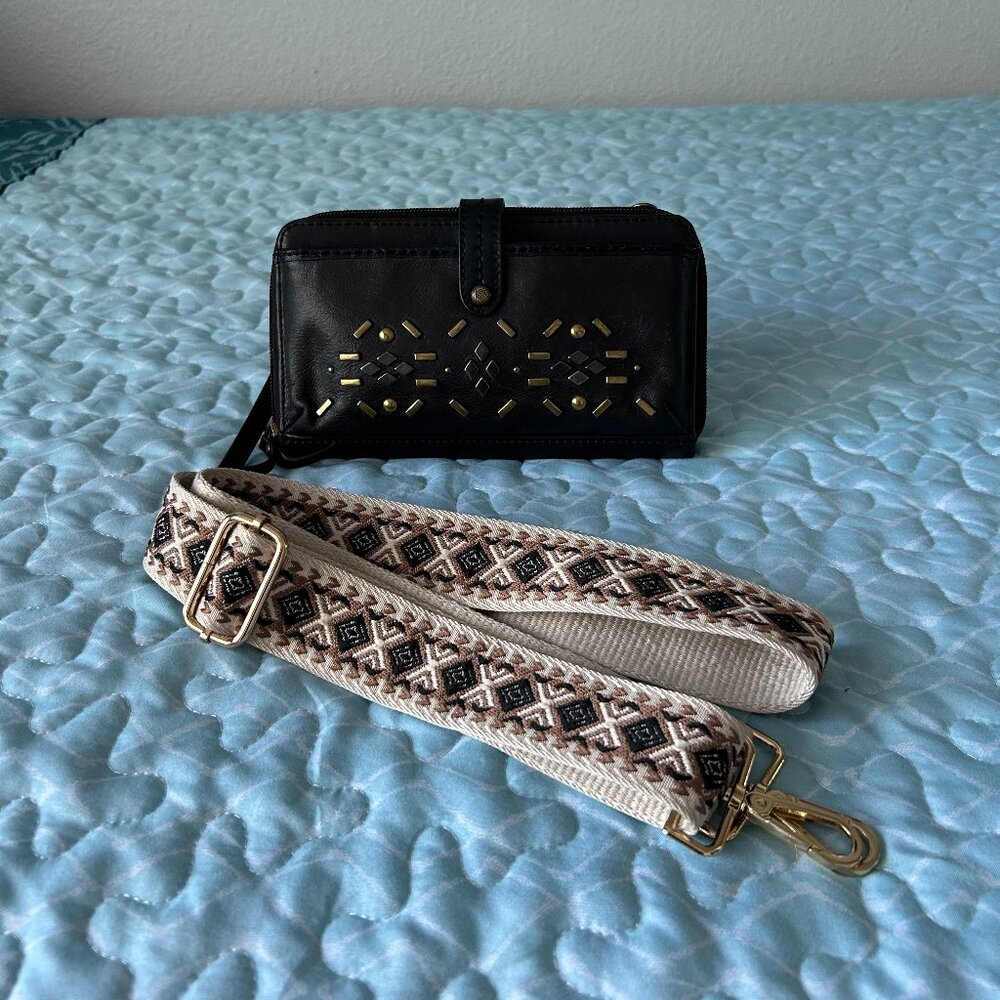The Sak Wallet Crossbody Bag with Wristlet Strap